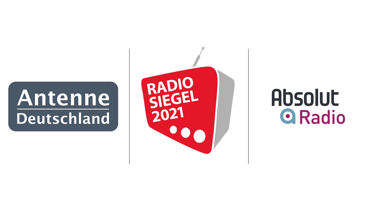 Antenne Deutschland erhält Auszeichnung „Radiosiegel 2021“ für fundierte und multimediale Ausbildung